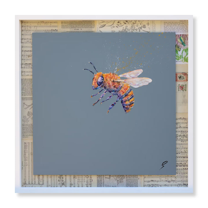 A Giles Ward original painting, the title is Bee There