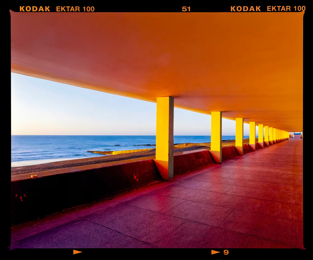 A Richard Heeps limited edition photographic print, the title is Bottle Alley II, St Leonards-on-Sea, 2025