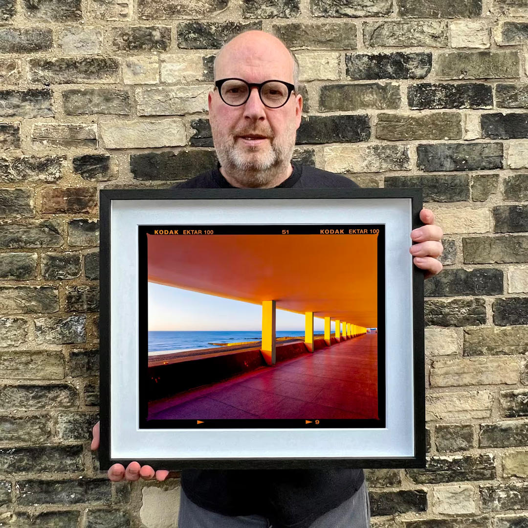 Richard Heeps holding Bottle Alley I, St Leonards-on-Sea, 2025