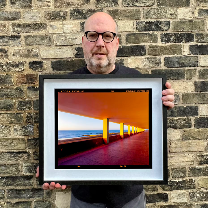 Richard Heeps holding Bottle Alley I, St Leonards-on-Sea, 2025