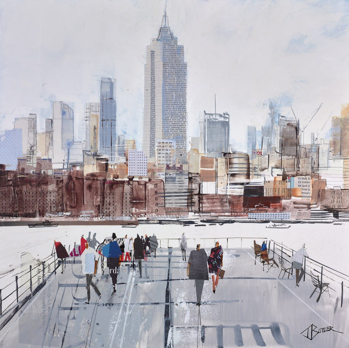 Brooklyn Pier (Study) by Tom Butler