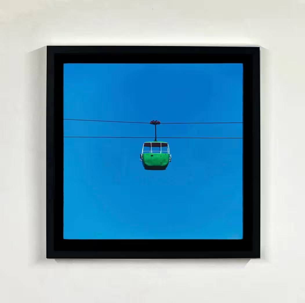Richard Heeps Summit Cable Car Green framed