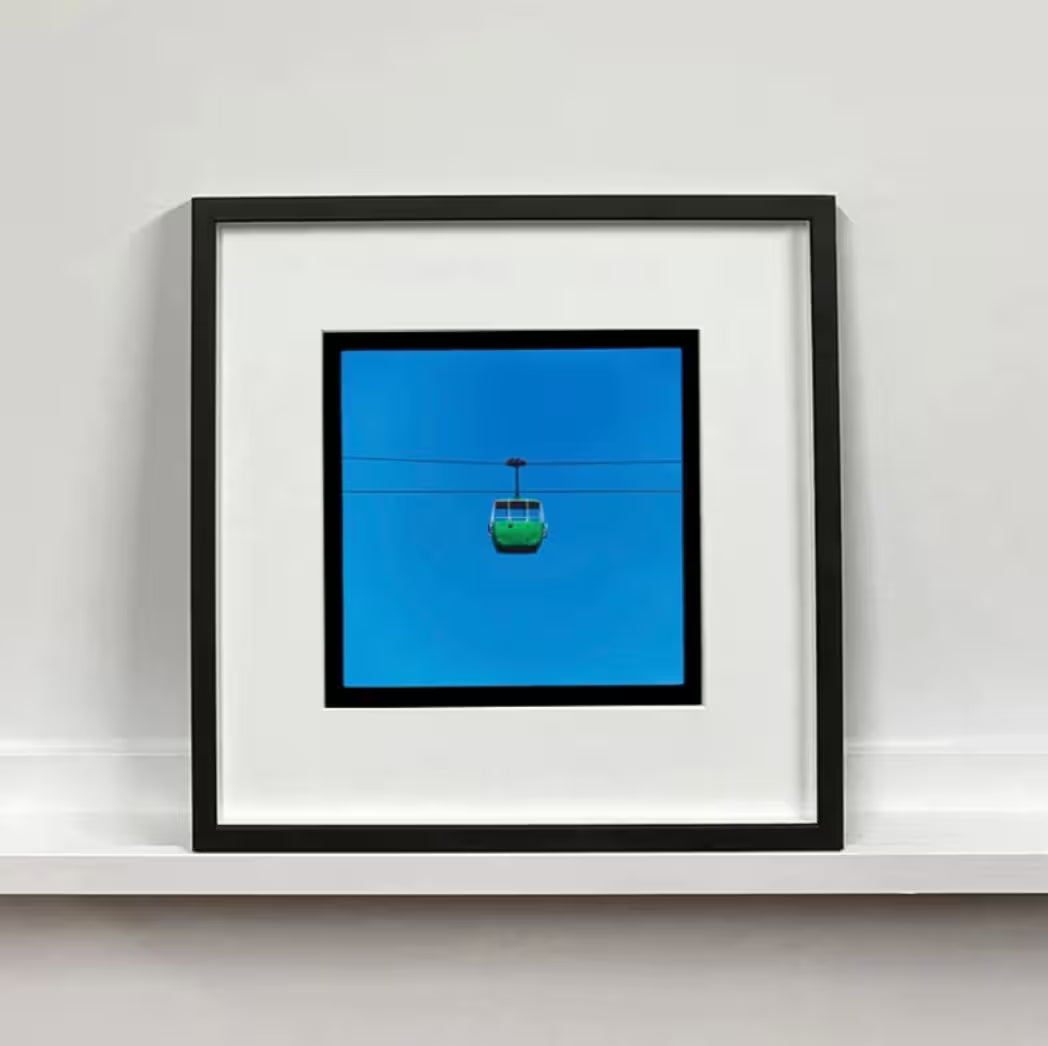 Richard Heeps Summit Cable Car Green framed