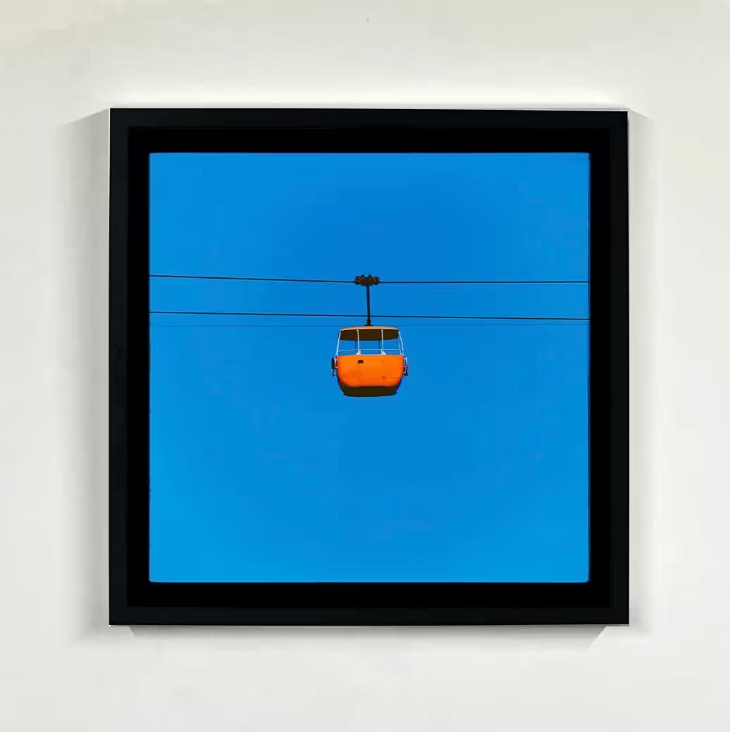 Richard Heeps Orange Summit Cable Car Framed