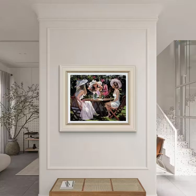 Sherree Valentine Daines Champagne At Ascot in situ