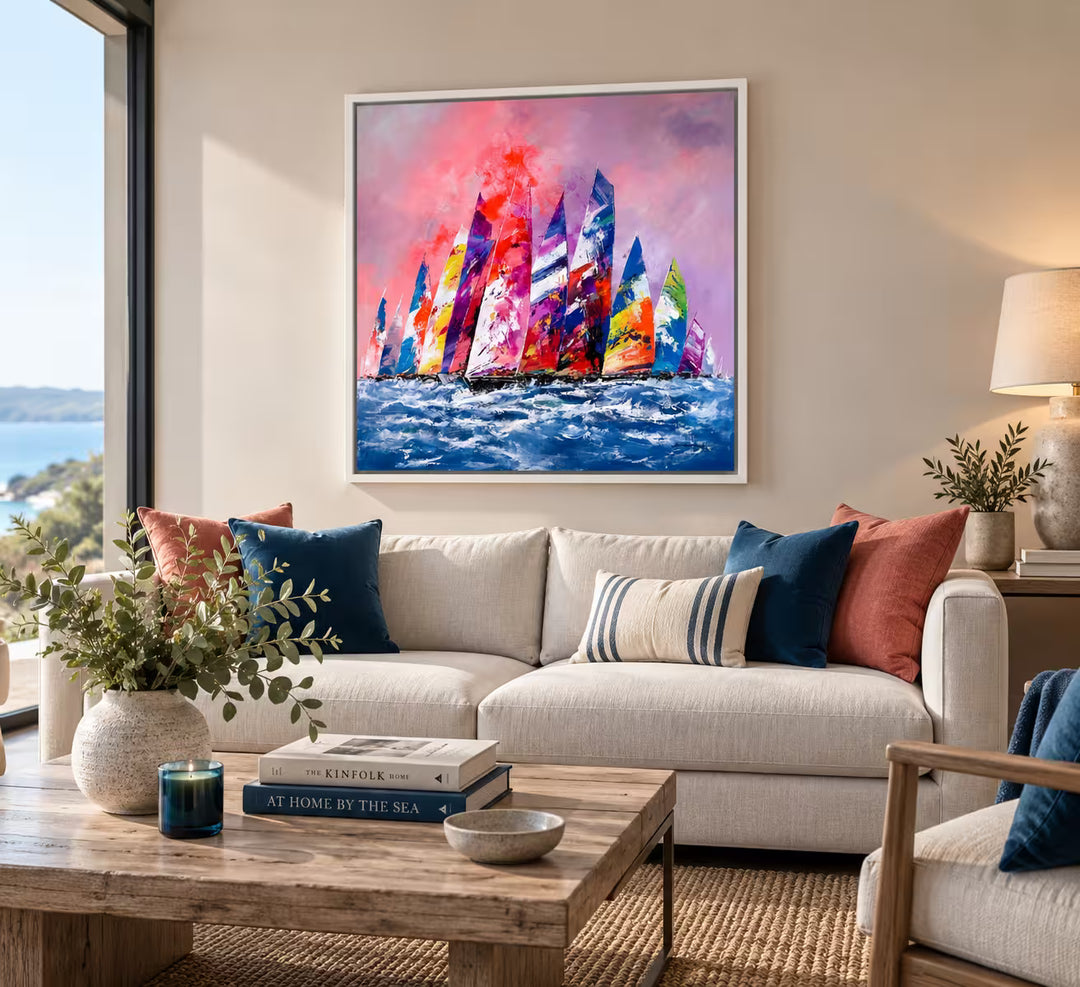 Sailing in Summer II by Bernard