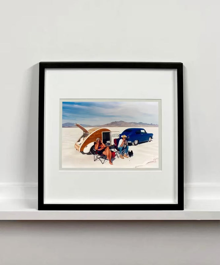 A framed limited edition photograph by Richard Heeps using vibrant colours, the title is Christine &