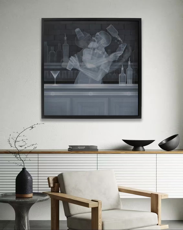 Nick Veasey Cocktail Flair in situ