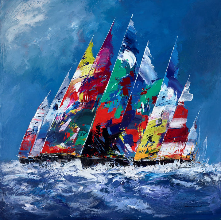 Colourful Sails VI by Bernard