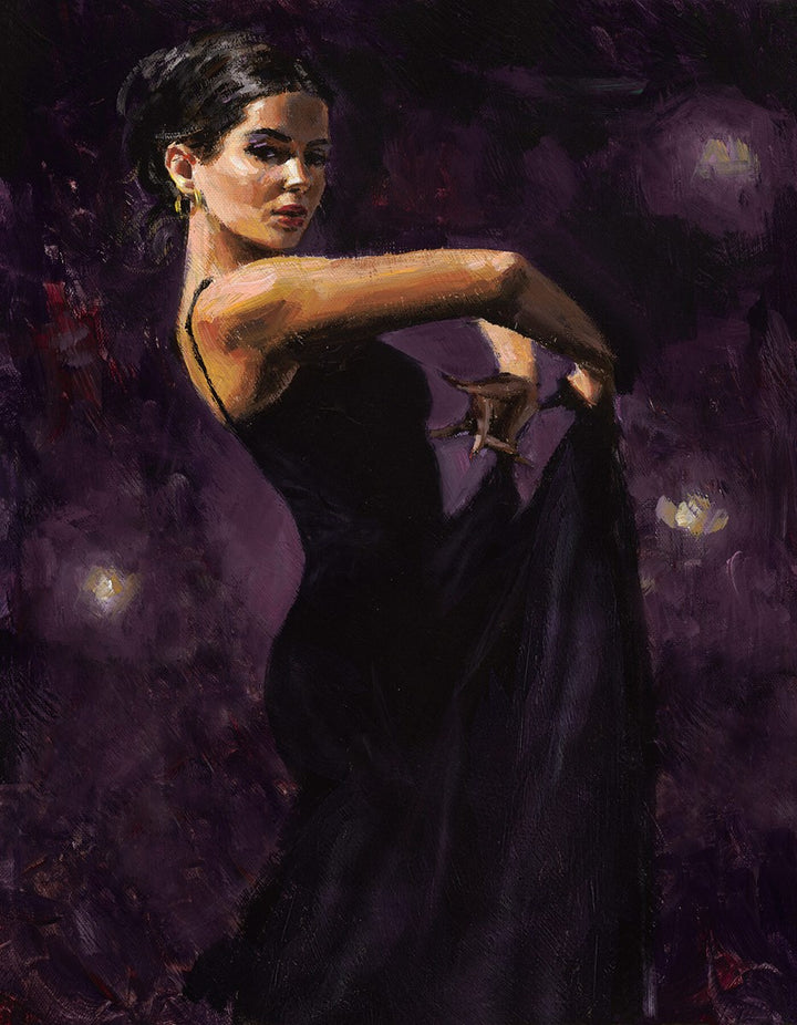 Colours of Flamenco (Purple) by Fabian Perez