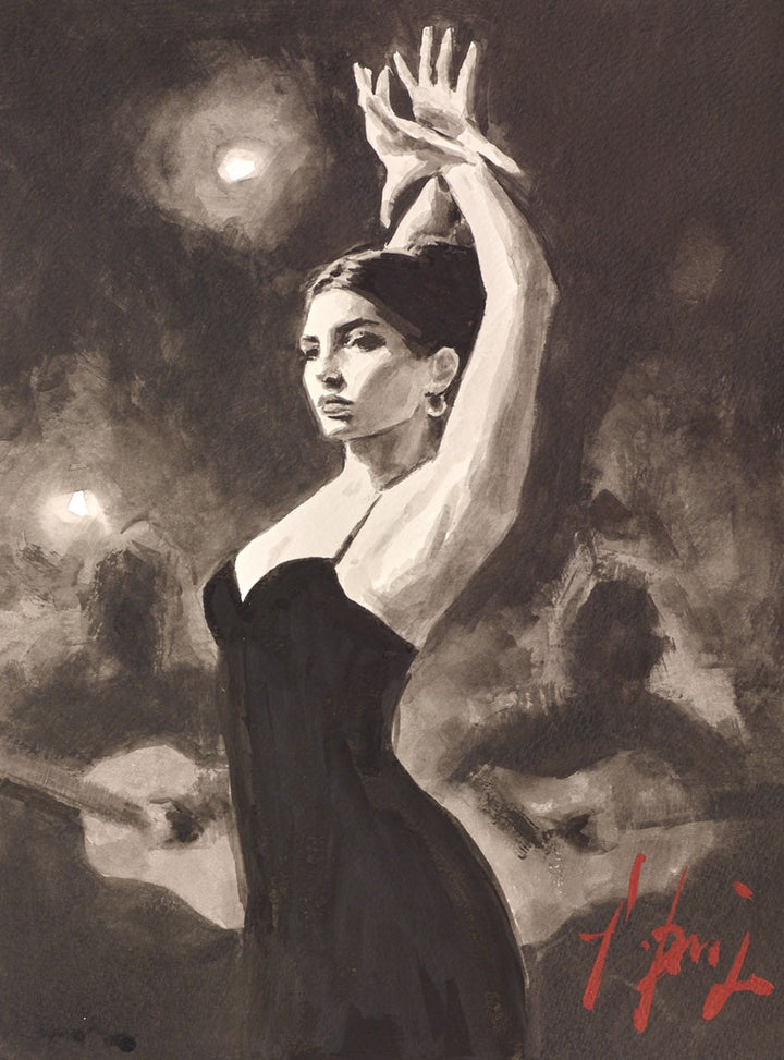 Colours of Flamenco (Ochre) by Fabian Perez