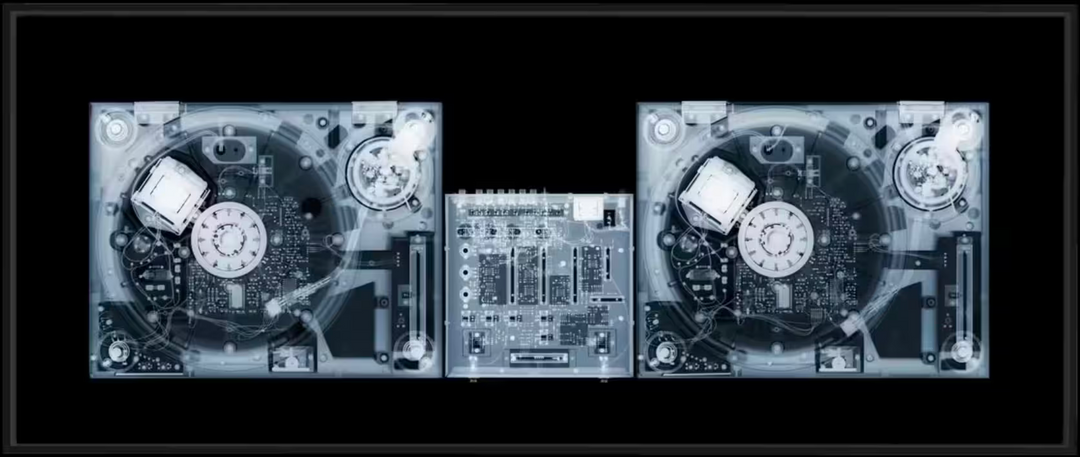 Nick Veasey Decks framed