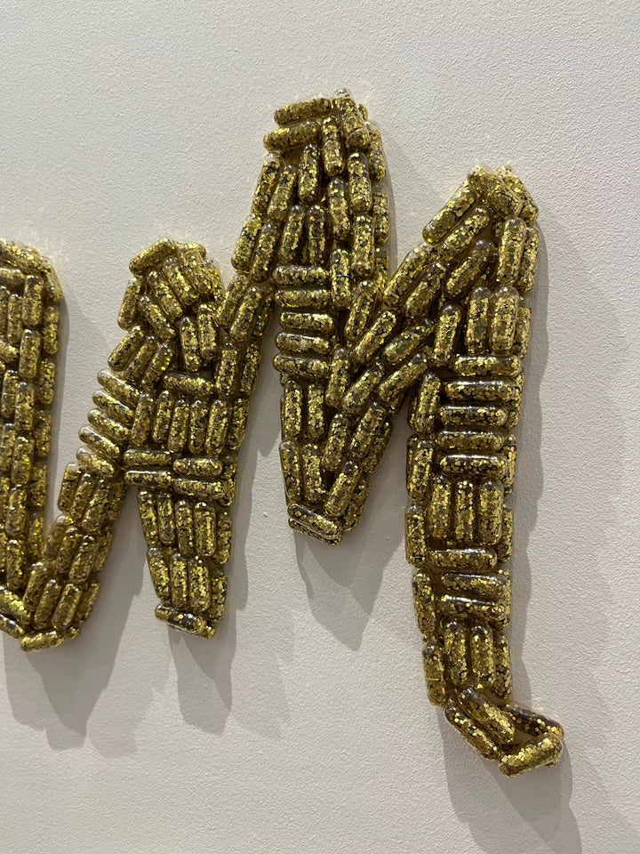 An Emma Gibbons original mixed media, the title Dream Big