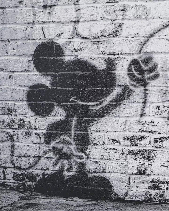 A close up of Mr Brainwash Dreams Come True