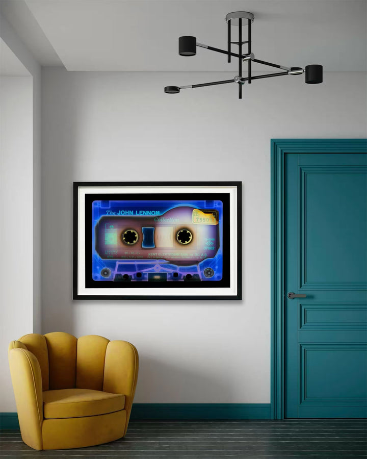 Richard Heeps Tape Collection Elektronik Blue 2023 in situ