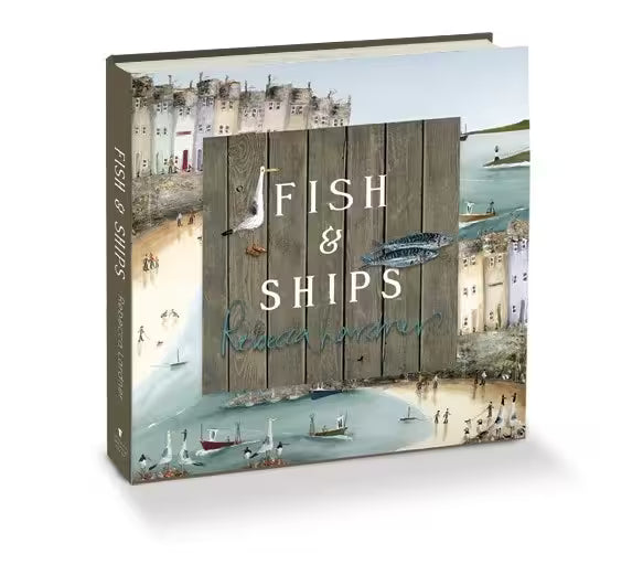 A Rebecca Lardner limited edition book, the title is Fish and Ships
