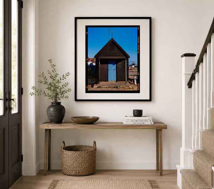 Richard Heeps Fishing Hut in situ