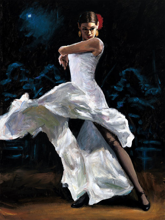 Flamenca de Blanco by Fabian Perez