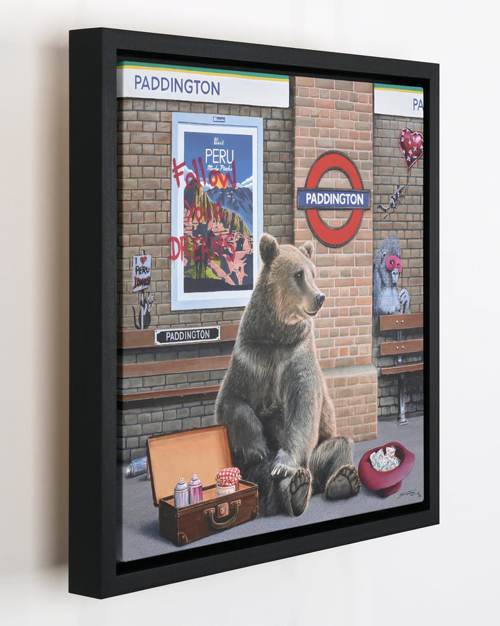 Follow Your Dreams by Steve Tandy Framed and viewed from an angle