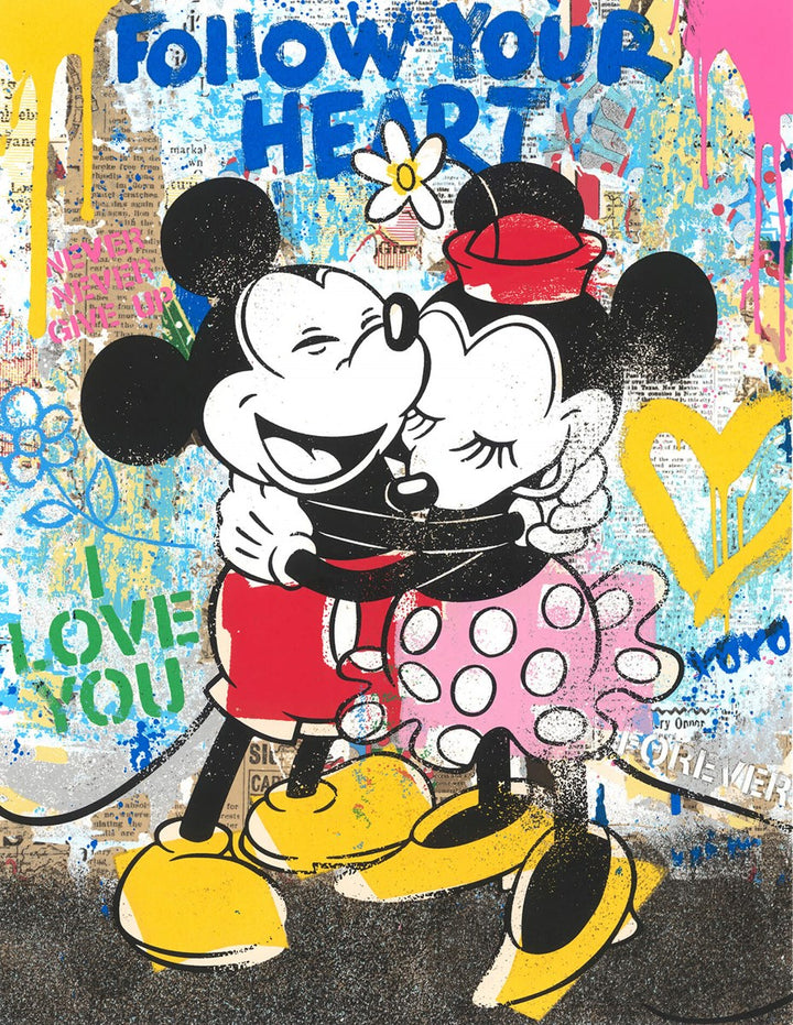 Forever Starts Here by Mr Brainwash