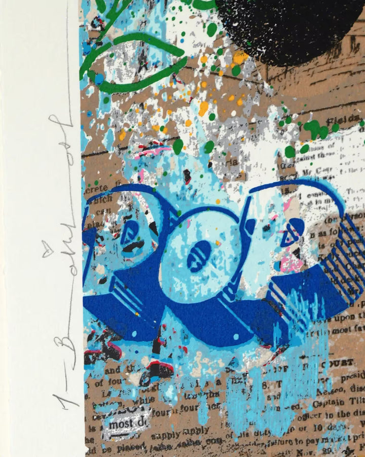 A close up of Mr Brainwash Forever Minnie