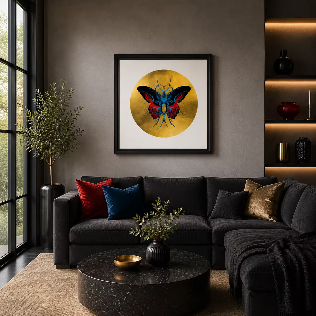 A Maxim limited edition of a butterfly with it&