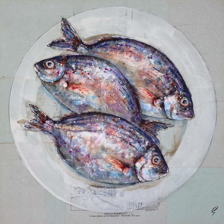 Three Silver Bream by Giles Ward