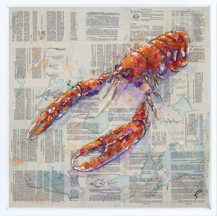 One Red Langoustine by Giles Ward