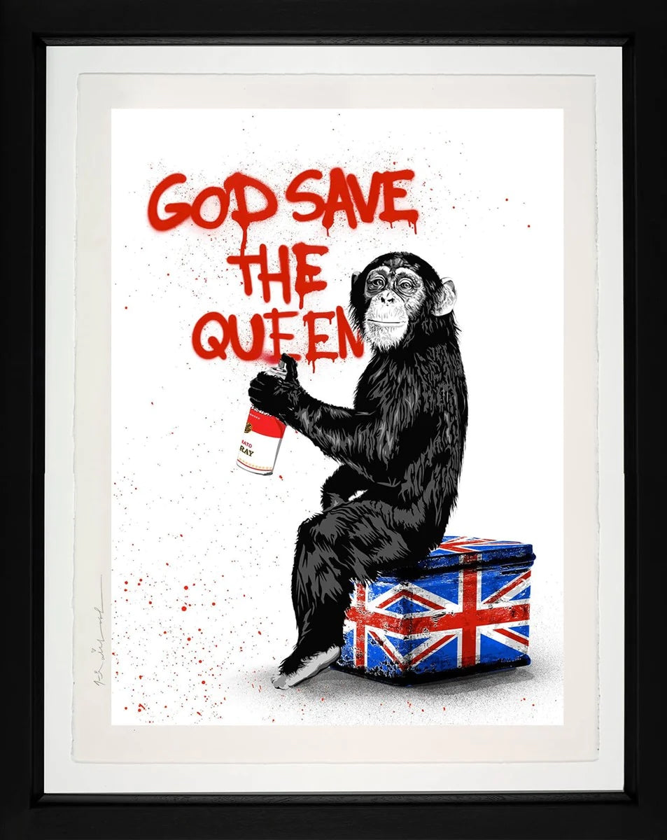 God Save the Queen by Mr Brainwash