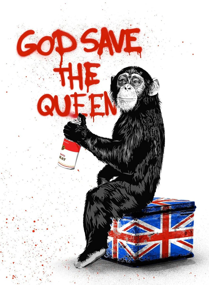 God Save the Queen by Mr Brainwash