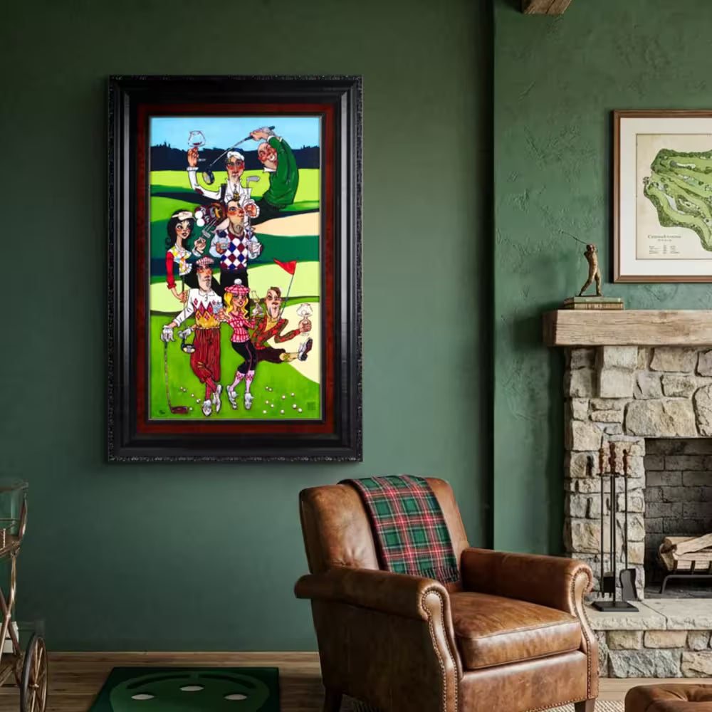 Golf Balls limited edition from Todd White in a home setting