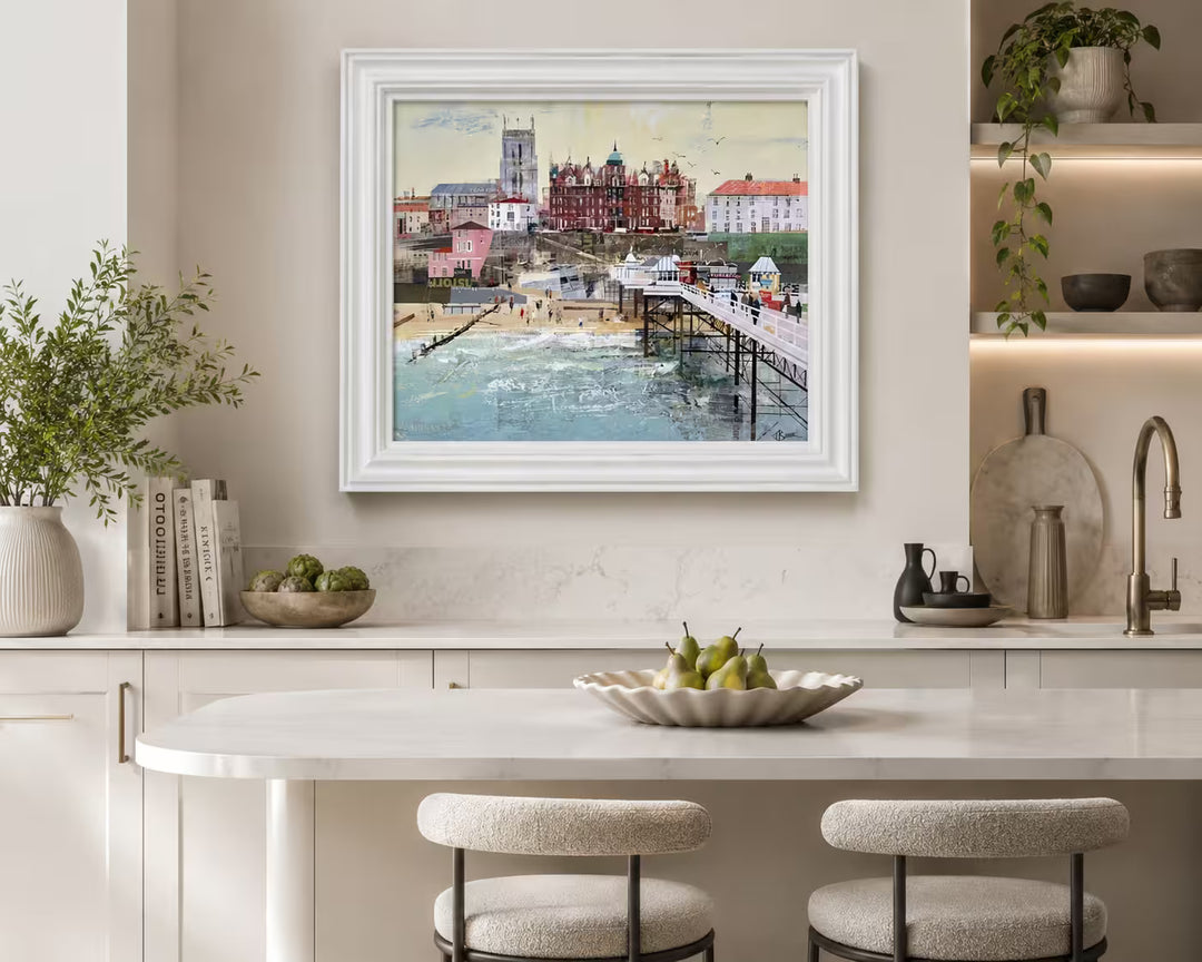 Tom Butler Happy Holidays Cromer in situ