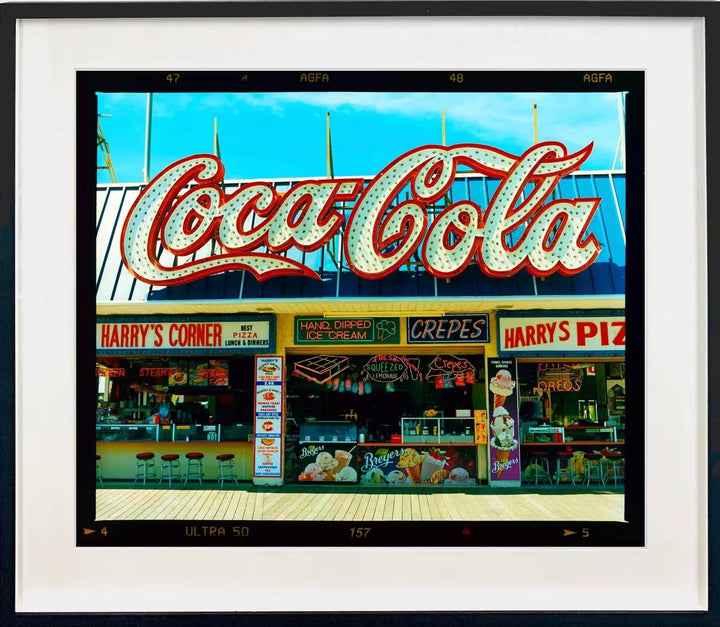 A framed limited edition photograph by Richard Heeps using vibrant colours, the title is Harry&