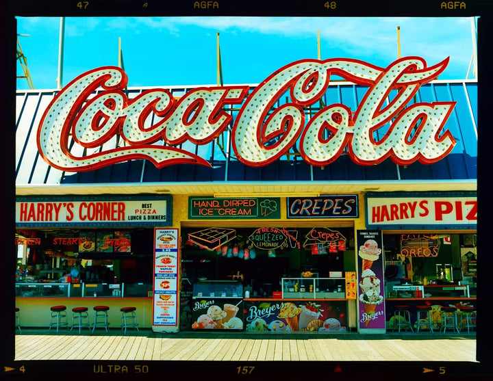 A limited edition photograph by Richard Heeps using vibrant colours, the title is Harry&