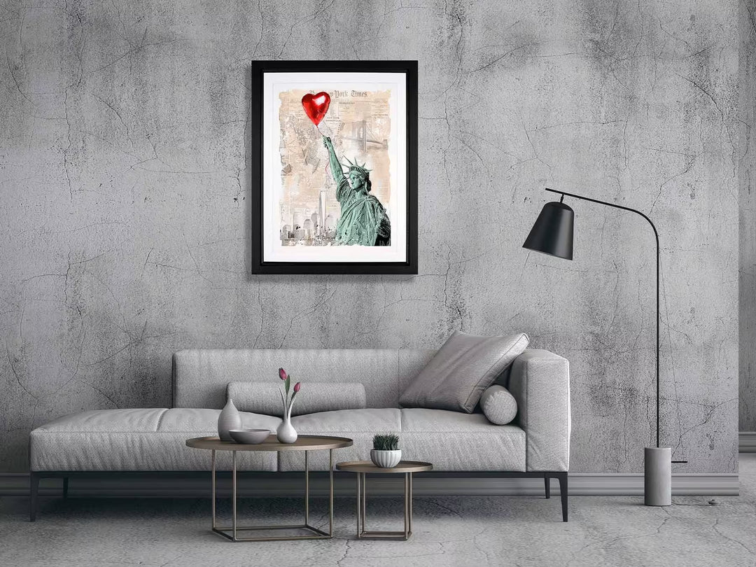 A picture of Mr Brainwash Heart and Soul in situ