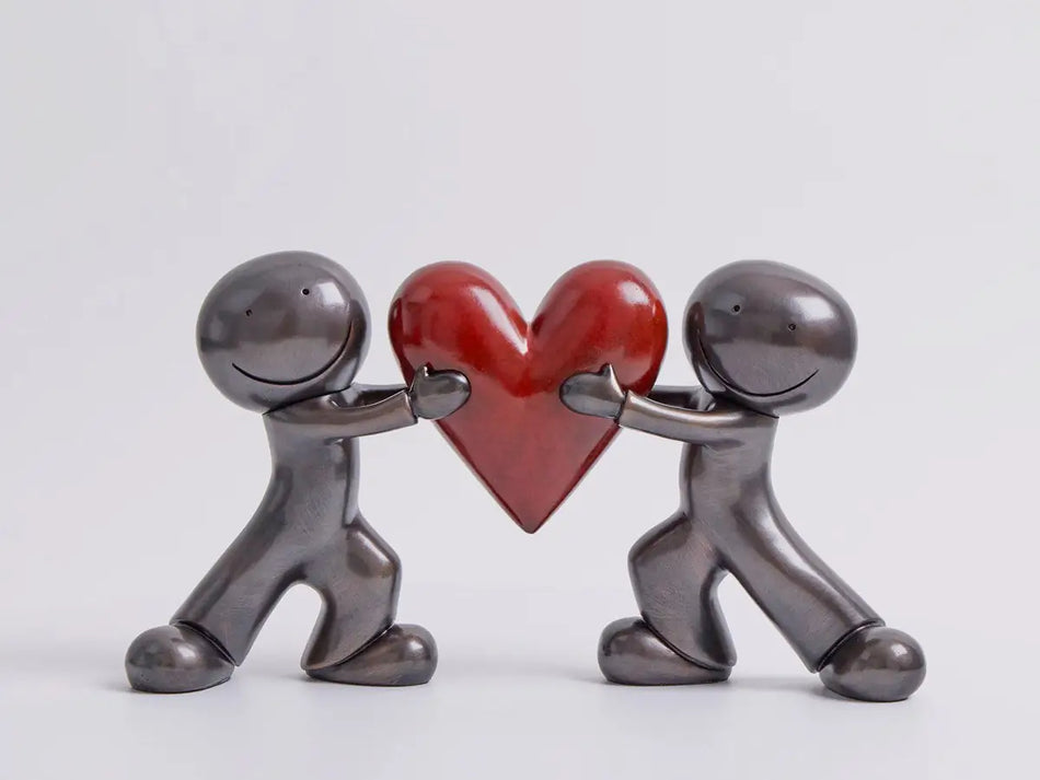 Heart to Heart (Bronze) by Doug Hyde