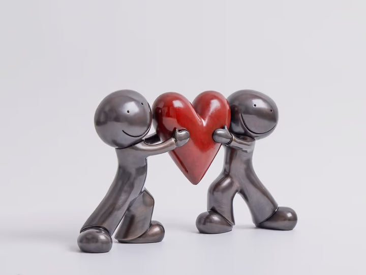 Heart to Heart (Bronze) by Doug Hyde