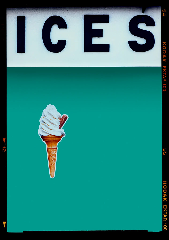 Ices (Turquoise Teal) by Richard Heeps