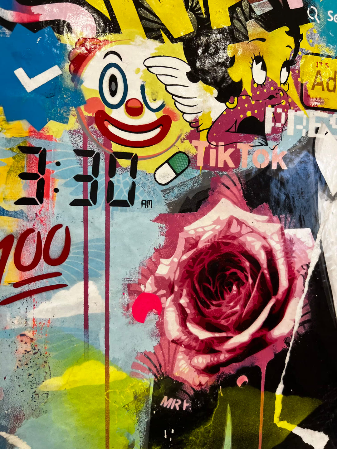 A Lhouette limited edition mixed media piece, the title is Hadscpace- Legacy Edition