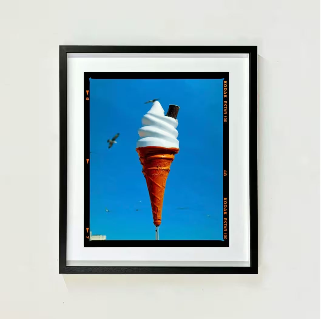 Richard Heeps Ice Cream Cone framed