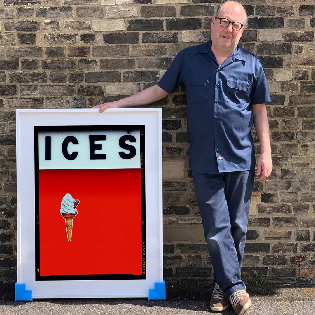 Richard Heeps holding Ices (Red)