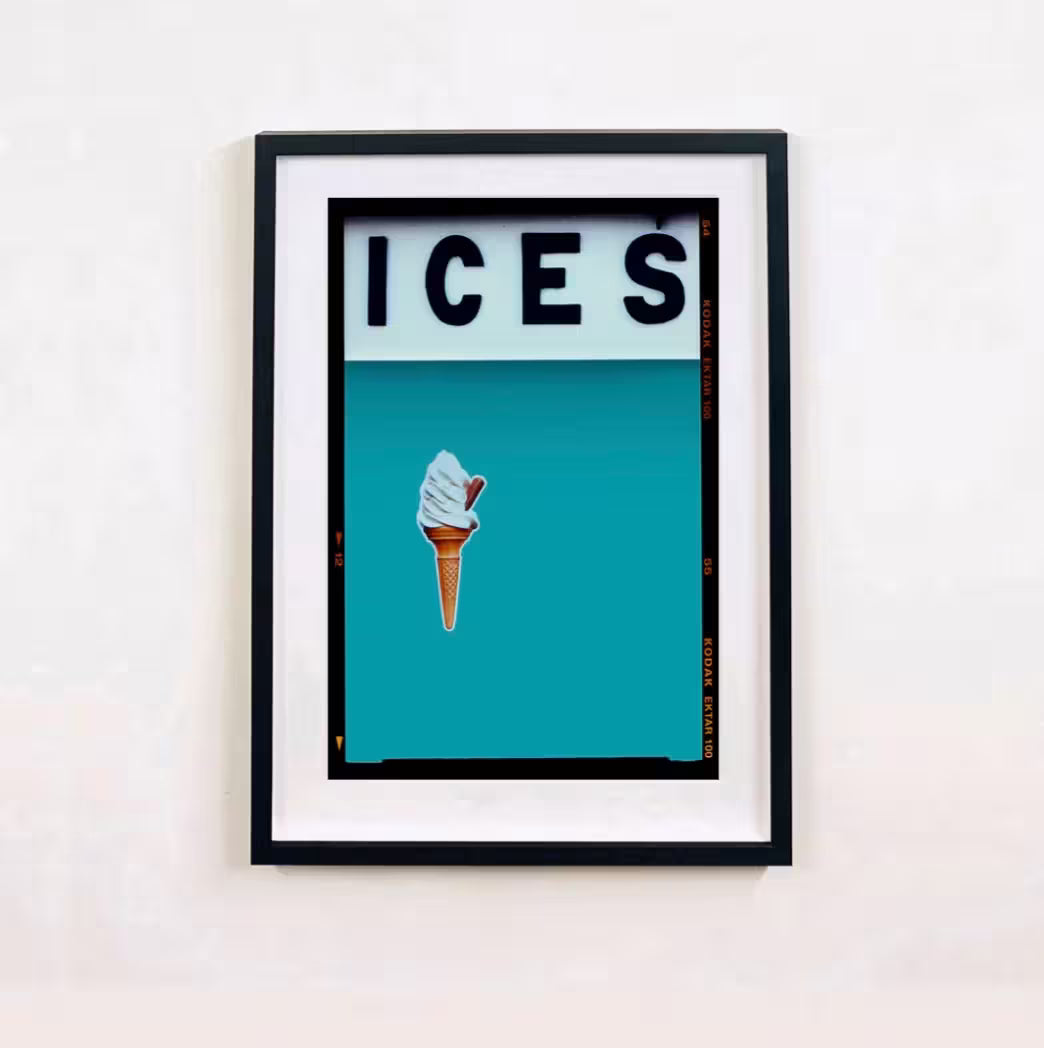 Richard Heeps Ices (Blue Curacao) black frame