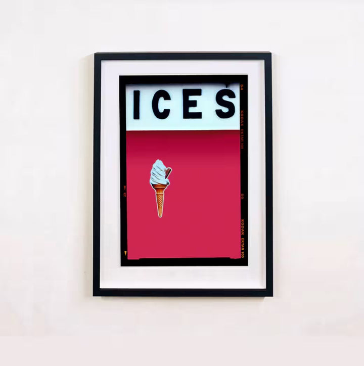 Richard Heeps Ices (Raspberry) in a black frame