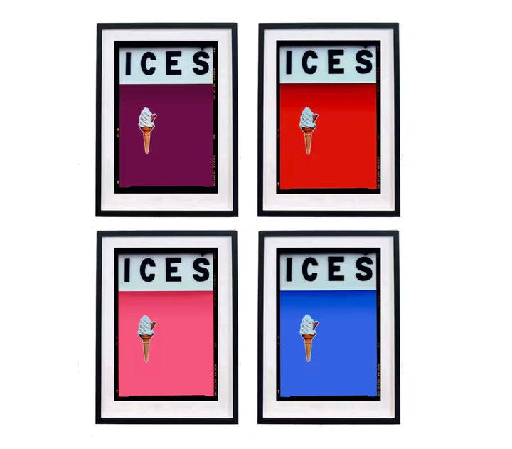Richard Heeps Ices (Tyrian Purple) with a black frame