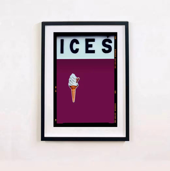 Richard Heeps Ices (Tyrian Purple) with a black frame