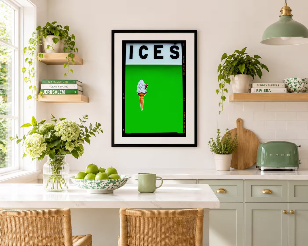 Richard Heeps Ices (Vivid Lime Green) in situ