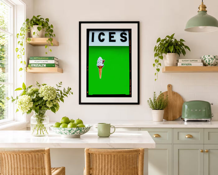 Richard Heeps Ices (Vivid Lime Green) in situ