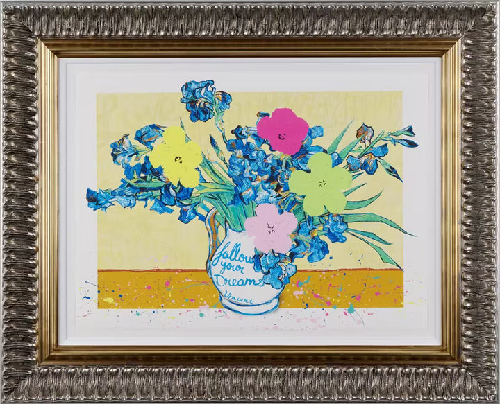 Irises Rewritten by Mr Brainwash