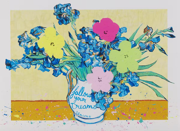 Irises Rewritten by Mr Brainwash