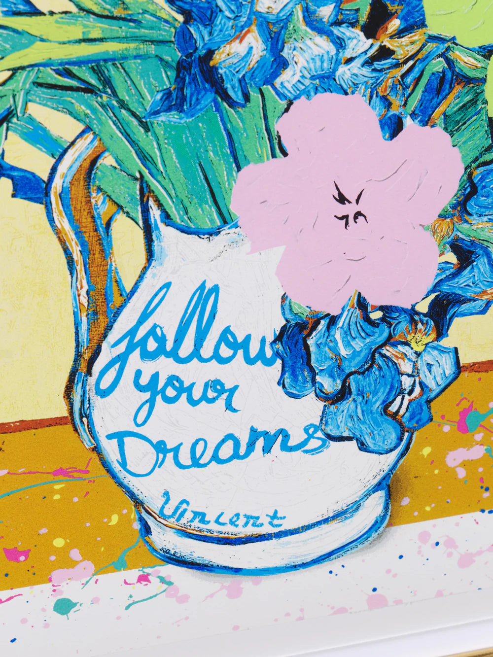 Irises Rewritten by Mr Brainwash